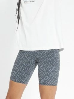 Thrills Co. Royal Bloom Bike Short - Royal Blue Shorts & Skirts