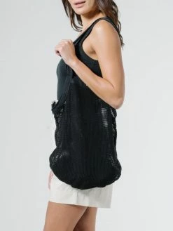 Thrills Co. Mesh Slouch Bag - Black Accessories