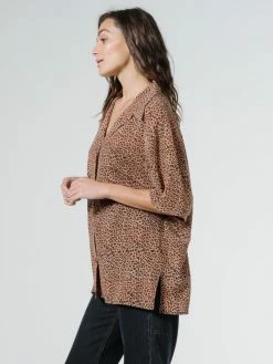 Thrills Co. Tops & Tees Panthera Slouch Shirt - Mustang Brown
