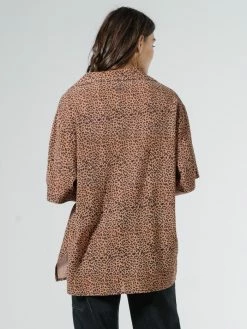Thrills Co. Tops & Tees Panthera Slouch Shirt - Mustang Brown