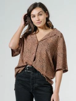 Thrills Co. Tops & Tees Panthera Slouch Shirt - Mustang Brown
