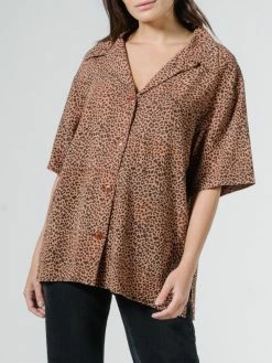Thrills Co. Tops & Tees Panthera Slouch Shirt - Mustang Brown
