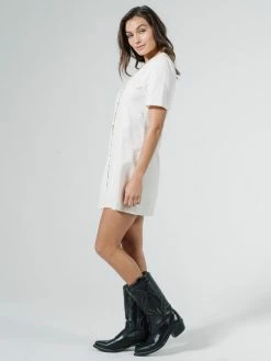 Thrills Co. Lora Dress - Heritage White