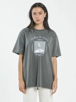 Thrills Co. Halfway To Nowhere Merch Fit Tee - Merch Black Tops & Tees