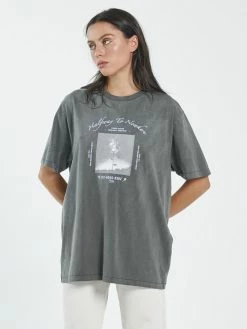 Thrills Co. Halfway To Nowhere Merch Fit Tee - Merch Black Tops & Tees