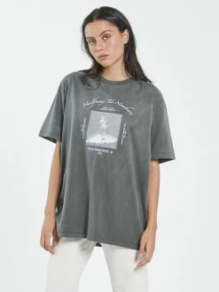 Thrills Co. Halfway To Nowhere Merch Fit Tee - Merch Black Tops & Tees