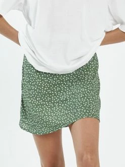 Thrills Co. Shorts & Skirts Bloom Mini Bias Skirt - Cactus