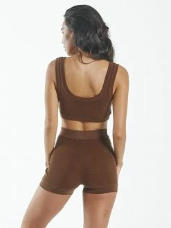 Thrills Co. Claire Knitted Short - Cocoa 1% For The Planet