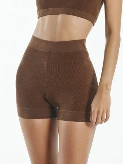 Thrills Co. Claire Knitted Short - Cocoa 1% For The Planet
