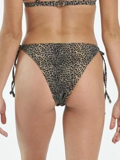 Thrills Co. Wayward String Bikini Bottom - Black 1% For The Planet