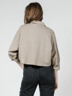 Thrills Co. Liv Shirt - Army Fade Linen