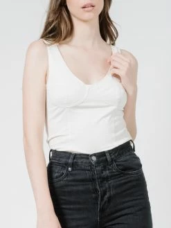 Thrills Co. Tops & Tees Bodice Tank - Dirty White