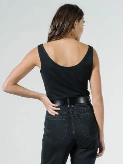 Thrills Co. Hemp Bodice Tank - Black