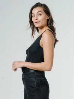Thrills Co. Hemp Bodice Tank - Black 8 Thrills Co. Hemp Bodice Tank - Black
