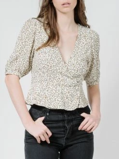 Thrills Co. Acacia Blouse - Thrift White