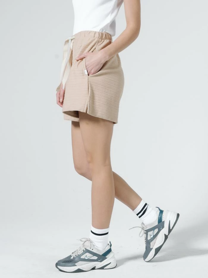 Thrills Co. Terry Field Short - Almond Shorts & Skirts 6 Thrills Co. Terry Field Short - Almond Shorts & Skirts