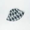 Thrills Co. Accessories Angel Check Bucket Hat - Steel Grey