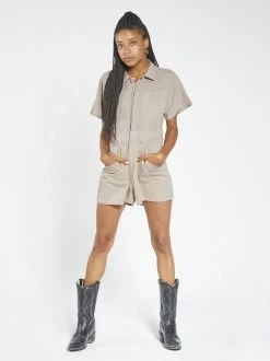 Thrills Co. Duties Romper - Army Fade Jumpsuits