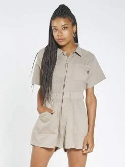 Thrills Co. Duties Romper - Army Fade Jumpsuits