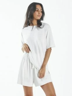 Thrills Co. Hemp Box Tee - Dirty White