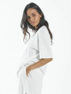 Thrills Co. Hemp Box Tee - Dirty White