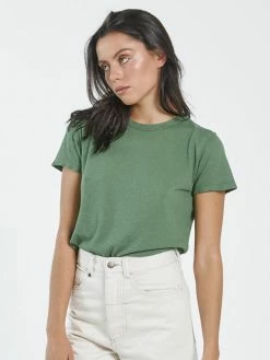 Thrills Co. Hemp Paper Rib Tee - Cactus 1% For The Planet