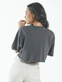 Thrills Co. 1% For The Planet Brigade Super Crop Tee - Merch Black