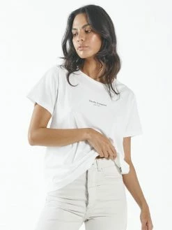 Thrills Co. Far East Company Relaxed Tee - Tofu 1% For The Planet