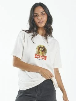 Thrills Co. King Habits Merch Fit Tee - Heritage White Tops & Tees