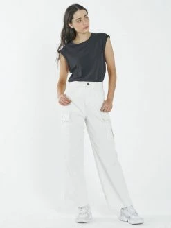 Thrills Co. 1% For The Planet Hemp Paper Rib Tank - Black