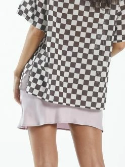 Thrills Co. Spliced Mini Slip Skirt - Dusk Shorts & Skirts