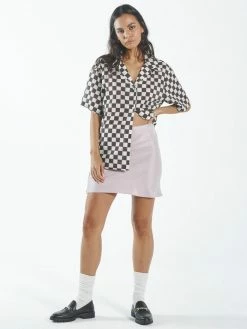 Thrills Co. Spliced Mini Slip Skirt - Dusk Shorts & Skirts