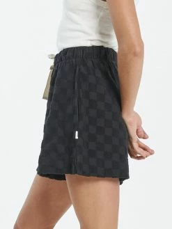 Thrills Co. Aalto Terry Field Short - Black Shorts & Skirts 10 Thrills Co. Aalto Terry Field Short - Black Shorts & Skirts