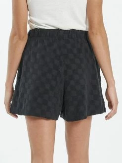 Thrills Co. Aalto Terry Field Short - Black Shorts & Skirts
