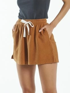 Thrills Co. Honeycomb Field Short - Spice Brown