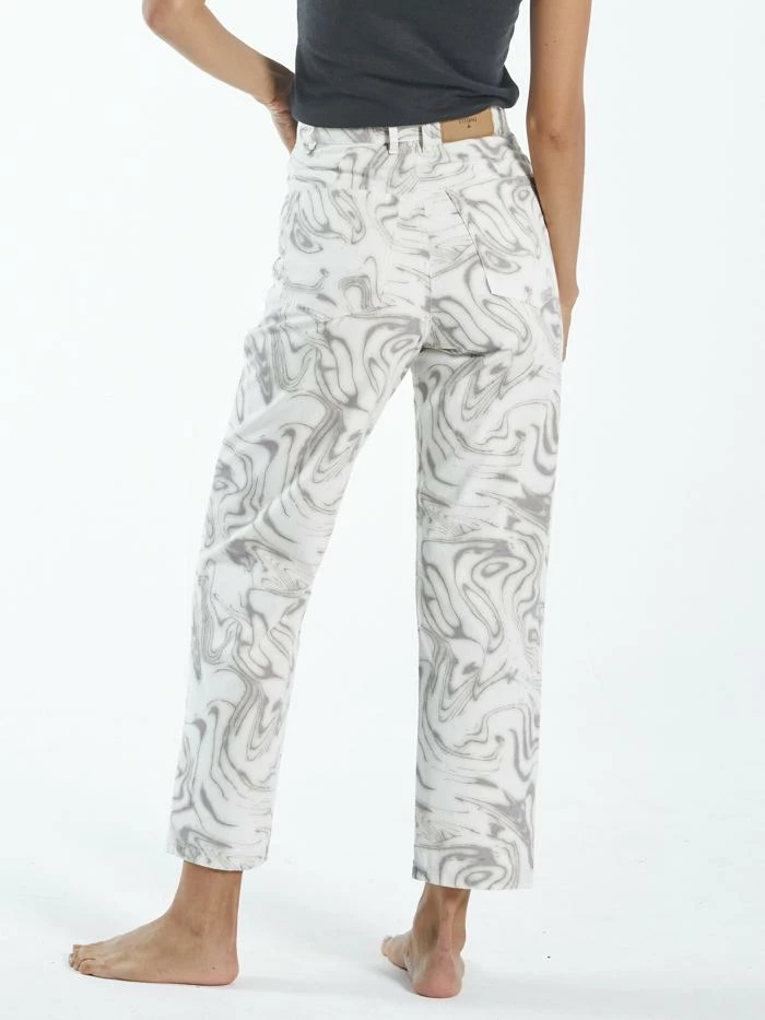 Thrills Co. 1% For The Planet Marbled Paradise Pant - Tofu 6 Thrills Co. 1% For The Planet Marbled Paradise Pant - Tofu