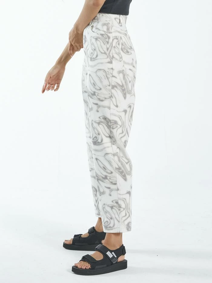 Thrills Co. 1% For The Planet Marbled Paradise Pant - Tofu 8 Thrills Co. 1% For The Planet Marbled Paradise Pant - Tofu