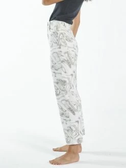 Thrills Co. 1% For The Planet Marbled Paradise Pant - Tofu 16 Thrills Co. 1% For The Planet Marbled Paradise Pant - Tofu