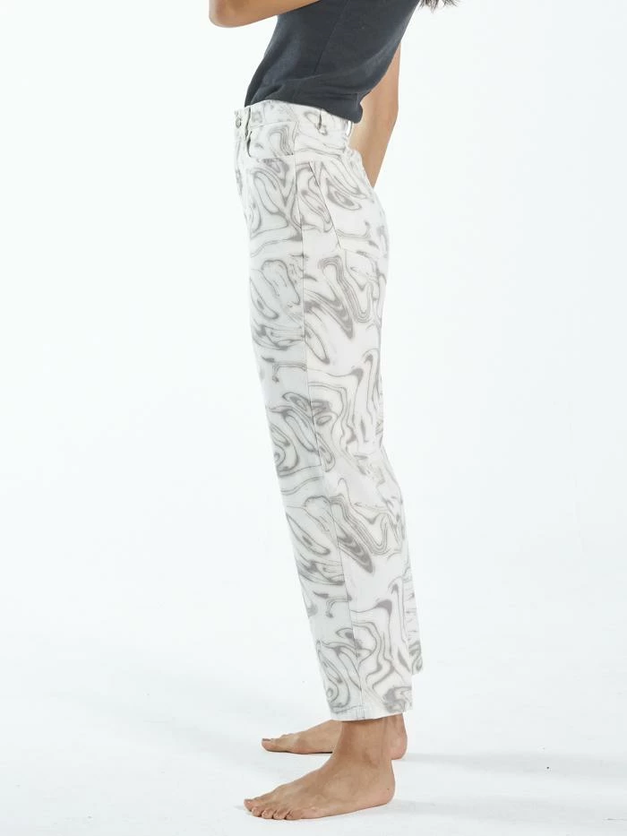 Thrills Co. 1% For The Planet Marbled Paradise Pant - Tofu 5 Thrills Co. 1% For The Planet Marbled Paradise Pant - Tofu