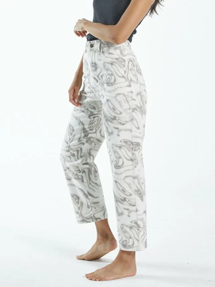 Thrills Co. 1% For The Planet Marbled Paradise Pant - Tofu 7 Thrills Co. 1% For The Planet Marbled Paradise Pant - Tofu