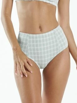 Thrills Co. 1% For The Planet Studio High Waist Bikini Bottom - Mint
