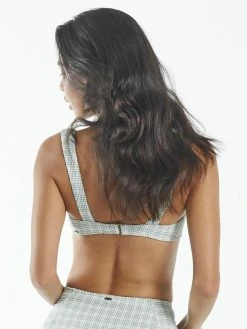 Thrills Co. Studio Seamed Crop Bikini Top - Mint