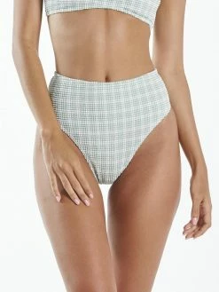 Thrills Co. Studio High Cut Bikini Bottom - Mint 1% For The Planet
