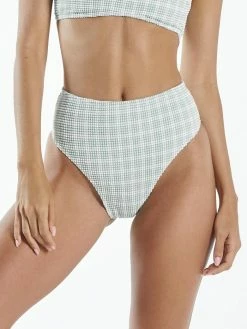 Thrills Co. Studio High Cut Bikini Bottom - Mint 1% For The Planet