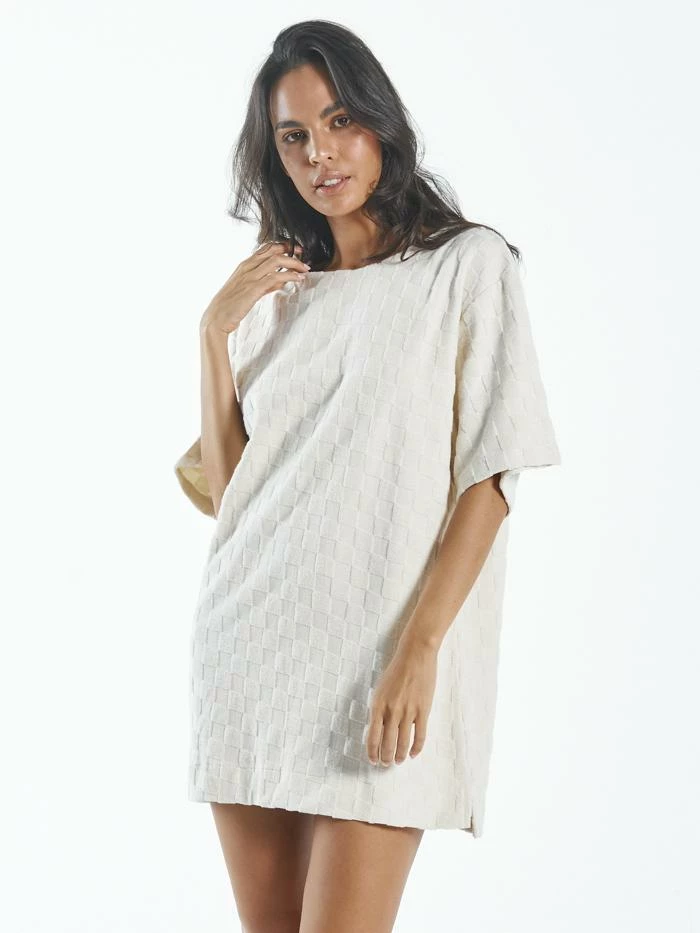Thrills Co. Aalto Terry Dress - Unbleached 3 Thrills Co. Aalto Terry Dress - Unbleached