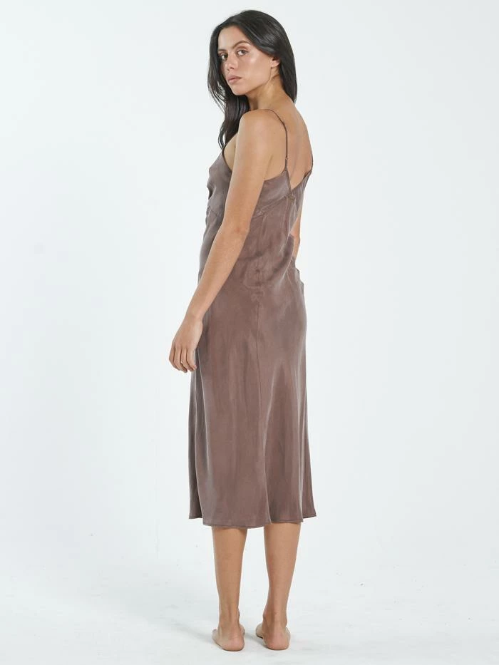 Thrills Co. Chelsea Slip Dress - Washed Mahogany Dresses 4 Thrills Co. Chelsea Slip Dress - Washed Mahogany Dresses
