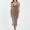 Thrills Co. Chelsea Slip Dress - Washed Mahogany Dresses