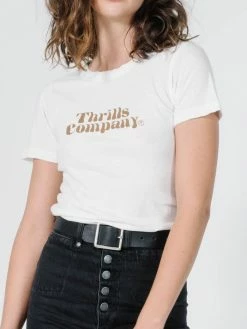 Cheap Thrills Store 9 Thrills Co. Truckin' Retro Tee - Dirty White Linen