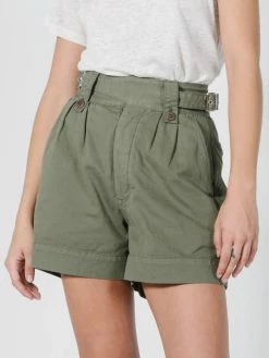 Thrills Co. Shorts & Skirts Cross Over Short - Dune Green