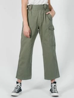 Thrills Co. Pants Cross Over Pant - Dune Green